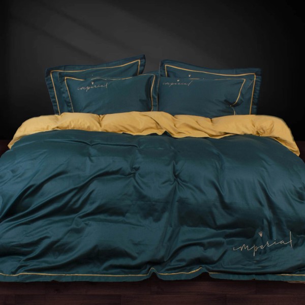 Фото - Комплект постільної білизни MirSon Сатин Imperial Satin Messina 2x143x210 см (2200007179114)